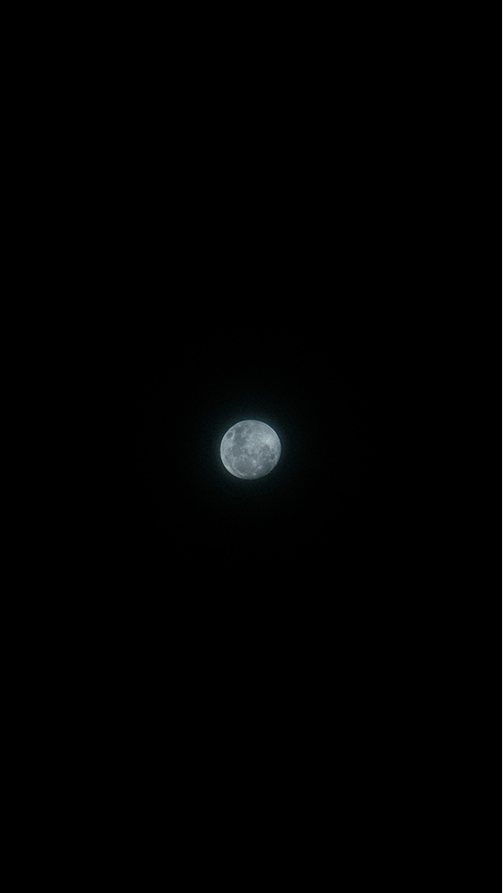 Lua no céu escuro