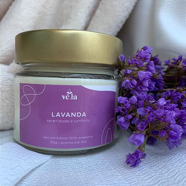 Imagem do produto Vela aromática de lavanda